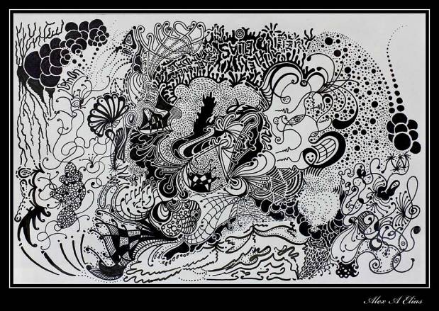 Photo of the day. Black and white&nbsp;drawing